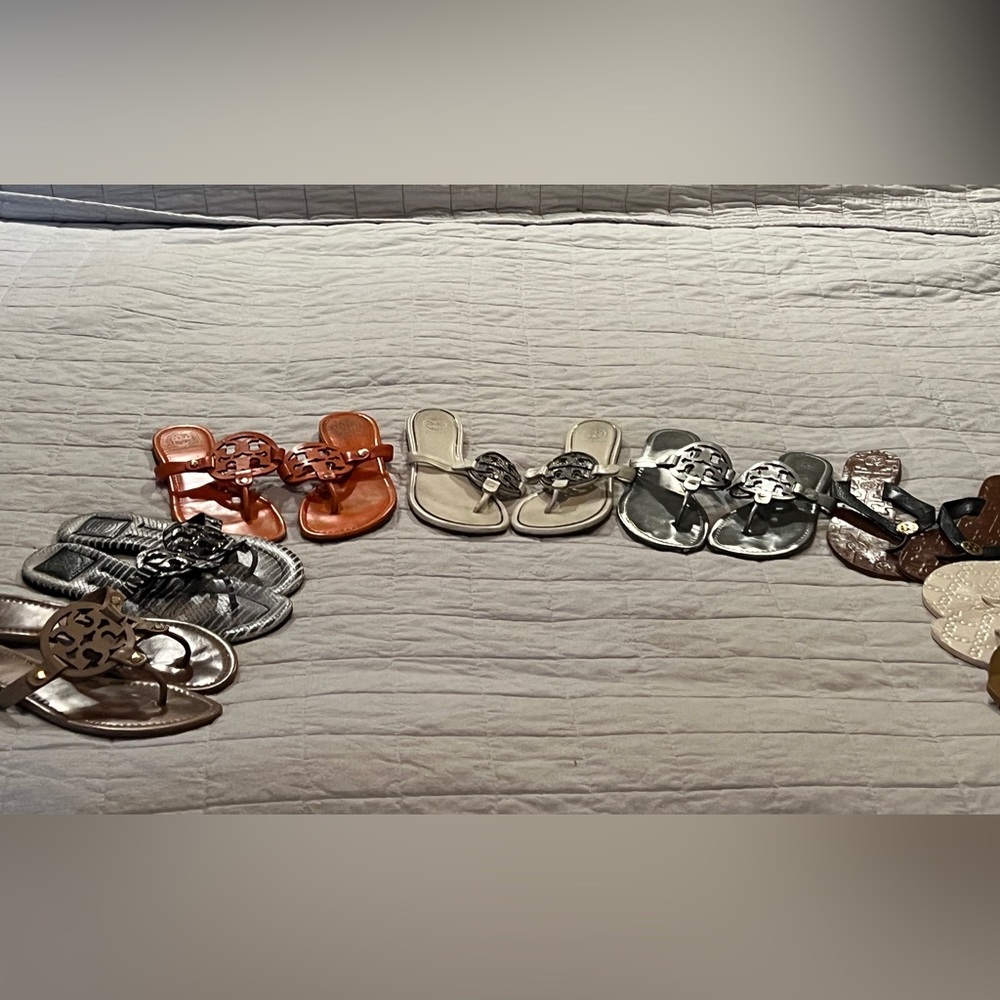 Lot of Tory Burch Miller sandals